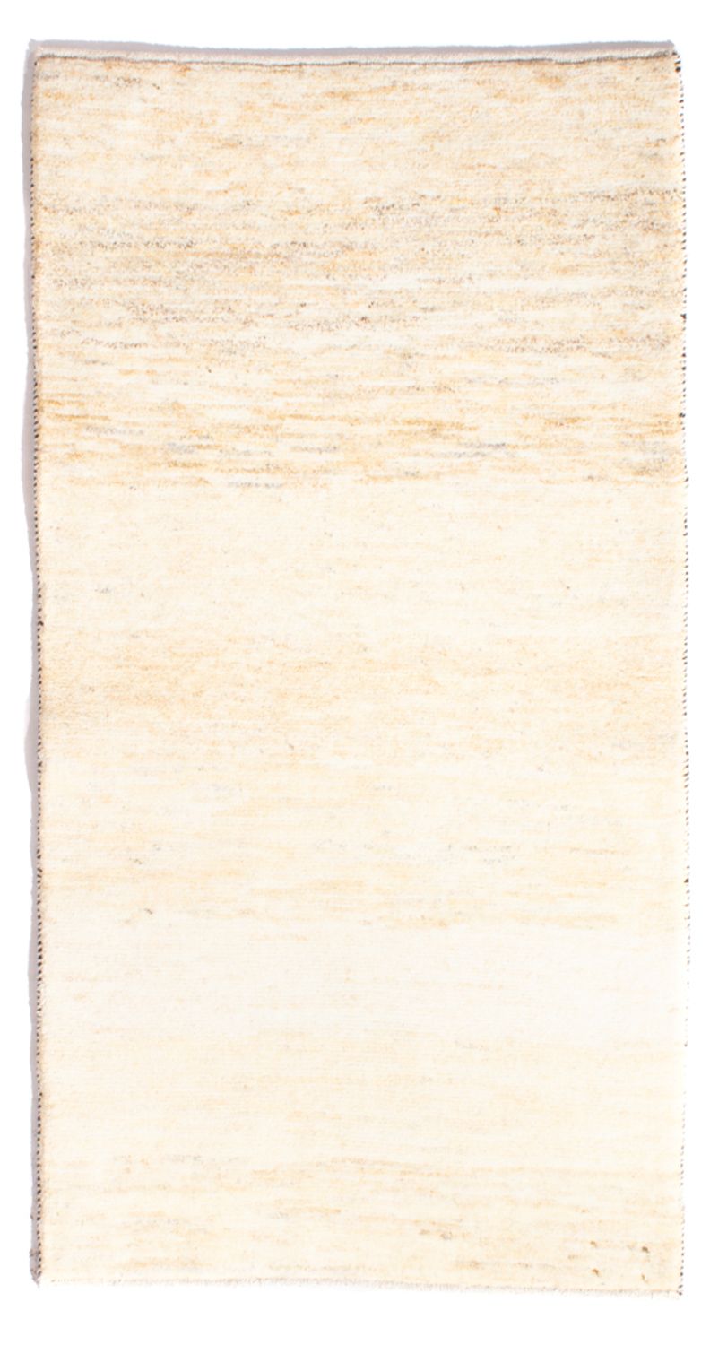 Gabbeh tapijt - Perzisch - 136 x 72 cm - licht beige