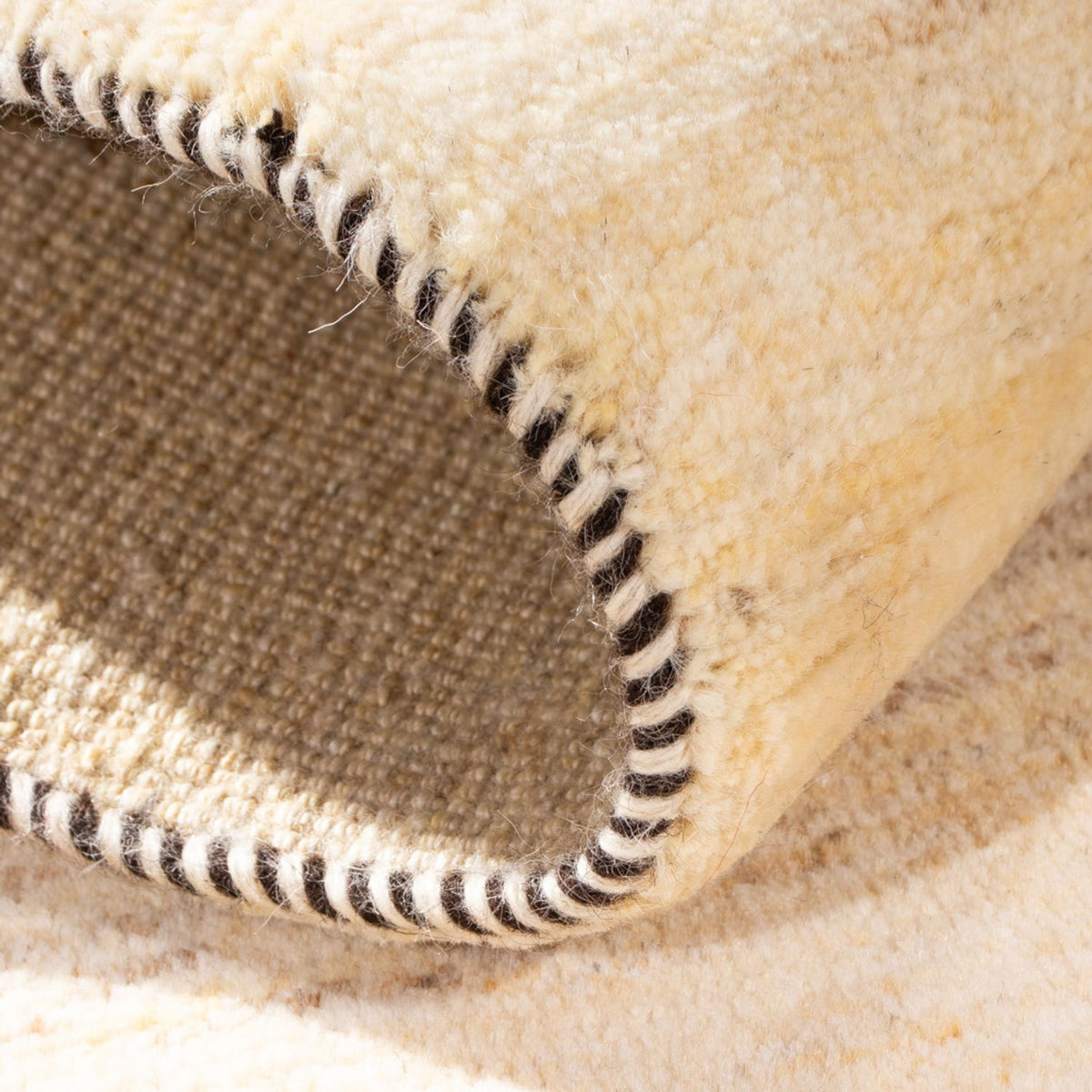 Gabbeh tapijt - Perzisch - 136 x 72 cm - licht beige