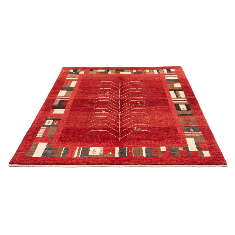 Gabbeh tapijt - Perzisch - 191 x 147 cm - rood
