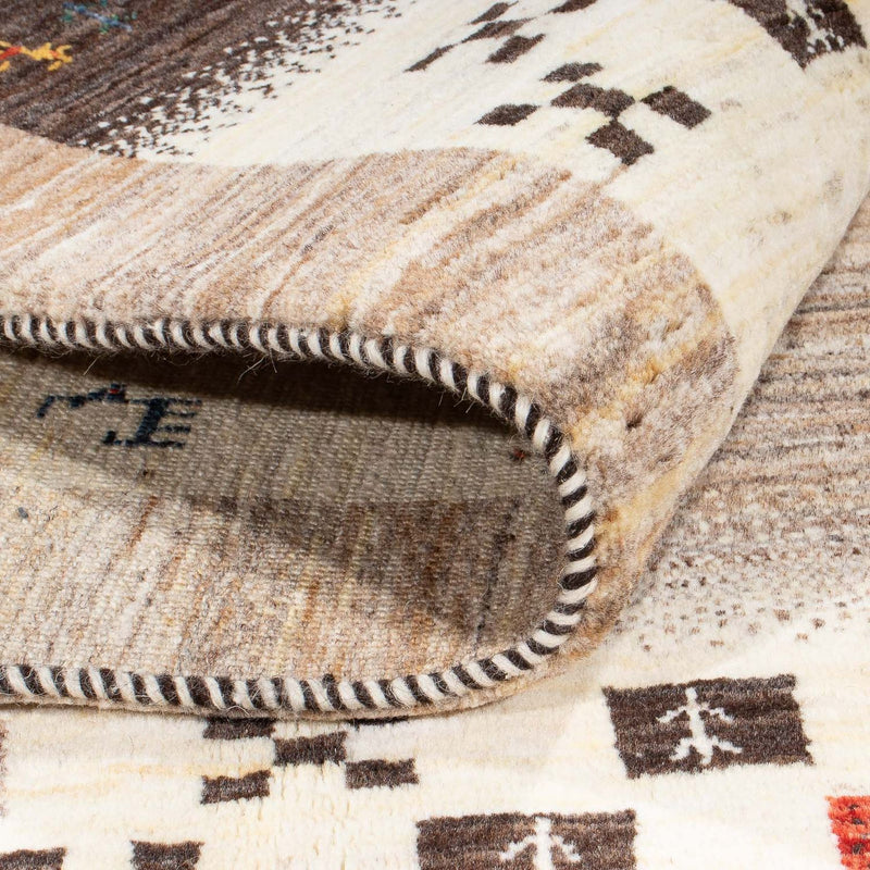 Gabbeh Tapijt - Loribaft Perzisch - 186 x 117 cm - natuur