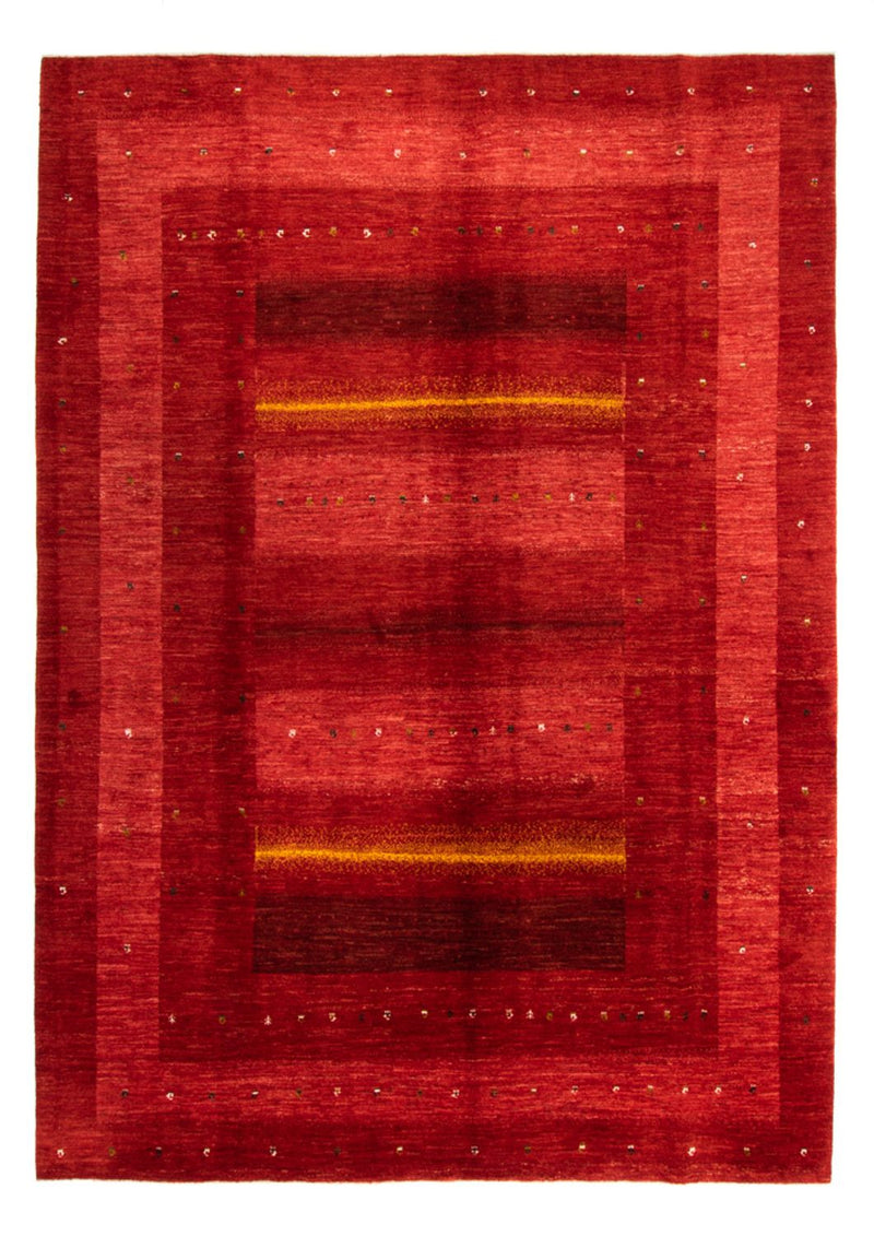 Gabbeh Tapijt - Loribaft Perzisch - 347 x 257 cm - rood
