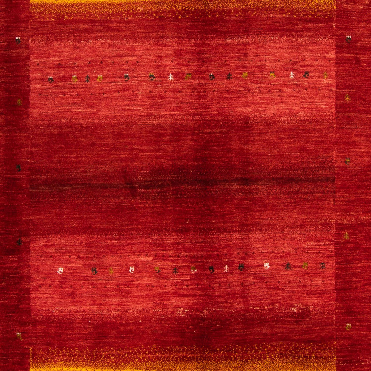 Gabbeh Tapijt - Loribaft Perzisch - 347 x 257 cm - rood