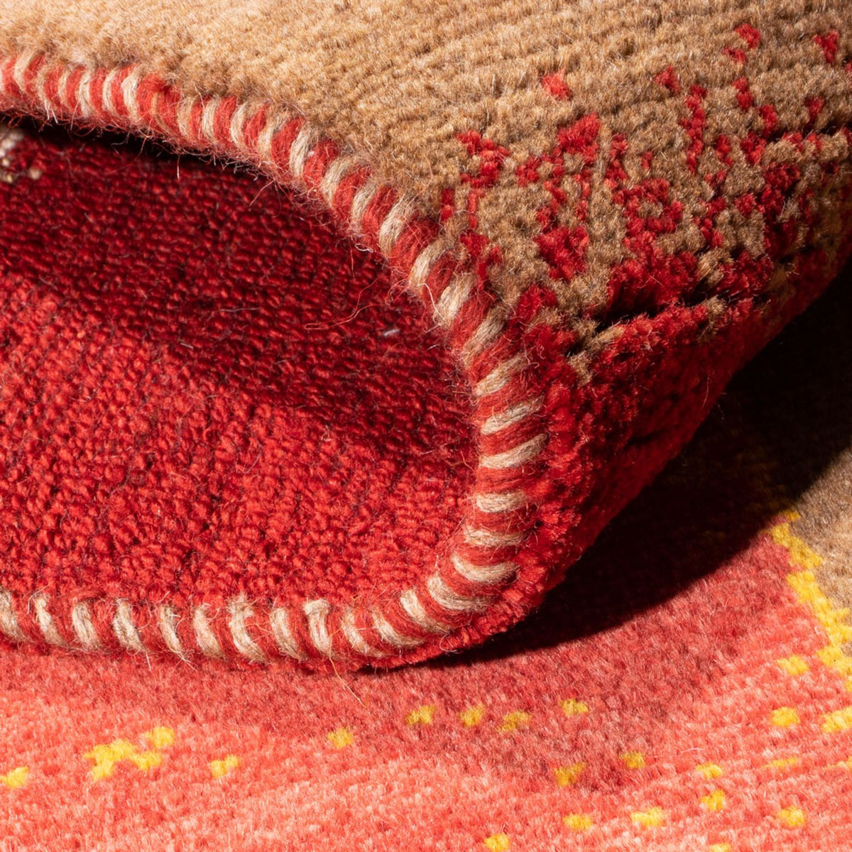 Loper Gabbeh tapijt - Perzisch - 205 x 74 cm - rood