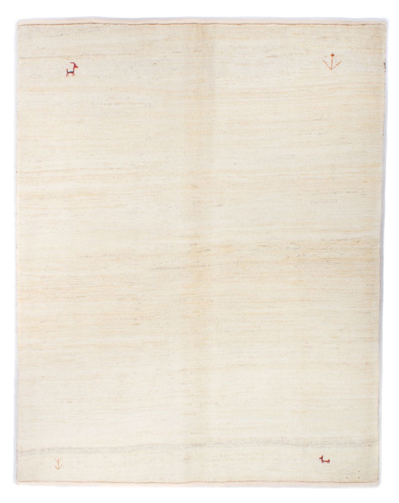 Gabbeh tapijt - Perzisch - 188 x 153 cm - beige