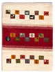 Perzische Gabbeh Tapijt 90x66cm - Perserteppich Wollteppich