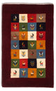 Perzische Gabbeh Tapijt 88x61cm - Perserteppich Wollteppich