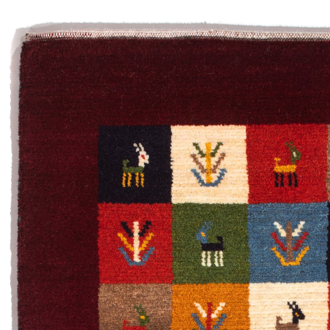 Perzische Gabbeh Tapijt 88x61cm - Perserteppich Wollteppich