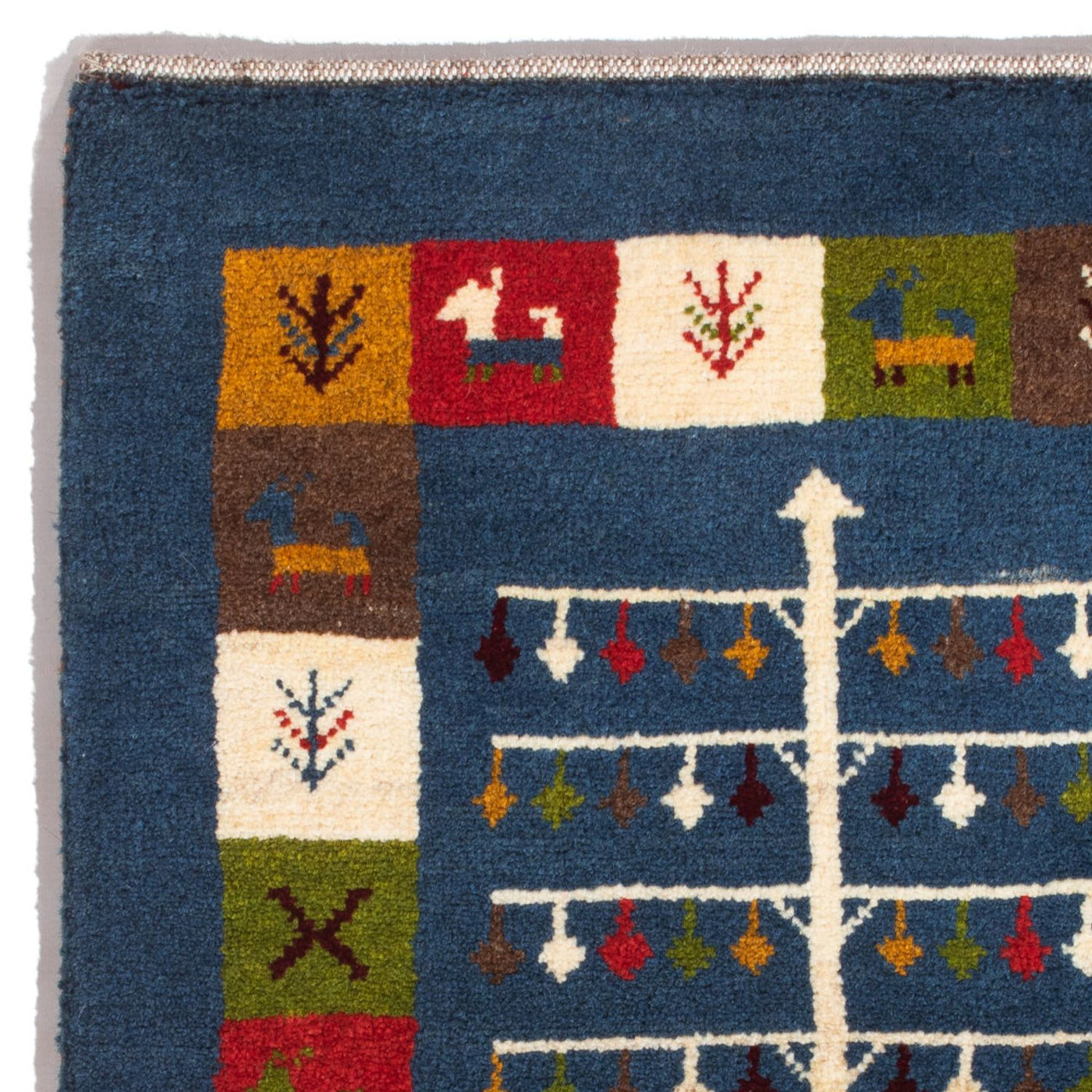 Perzische Gabbeh Tapijt 90x62cm - Perserteppich Wollteppich