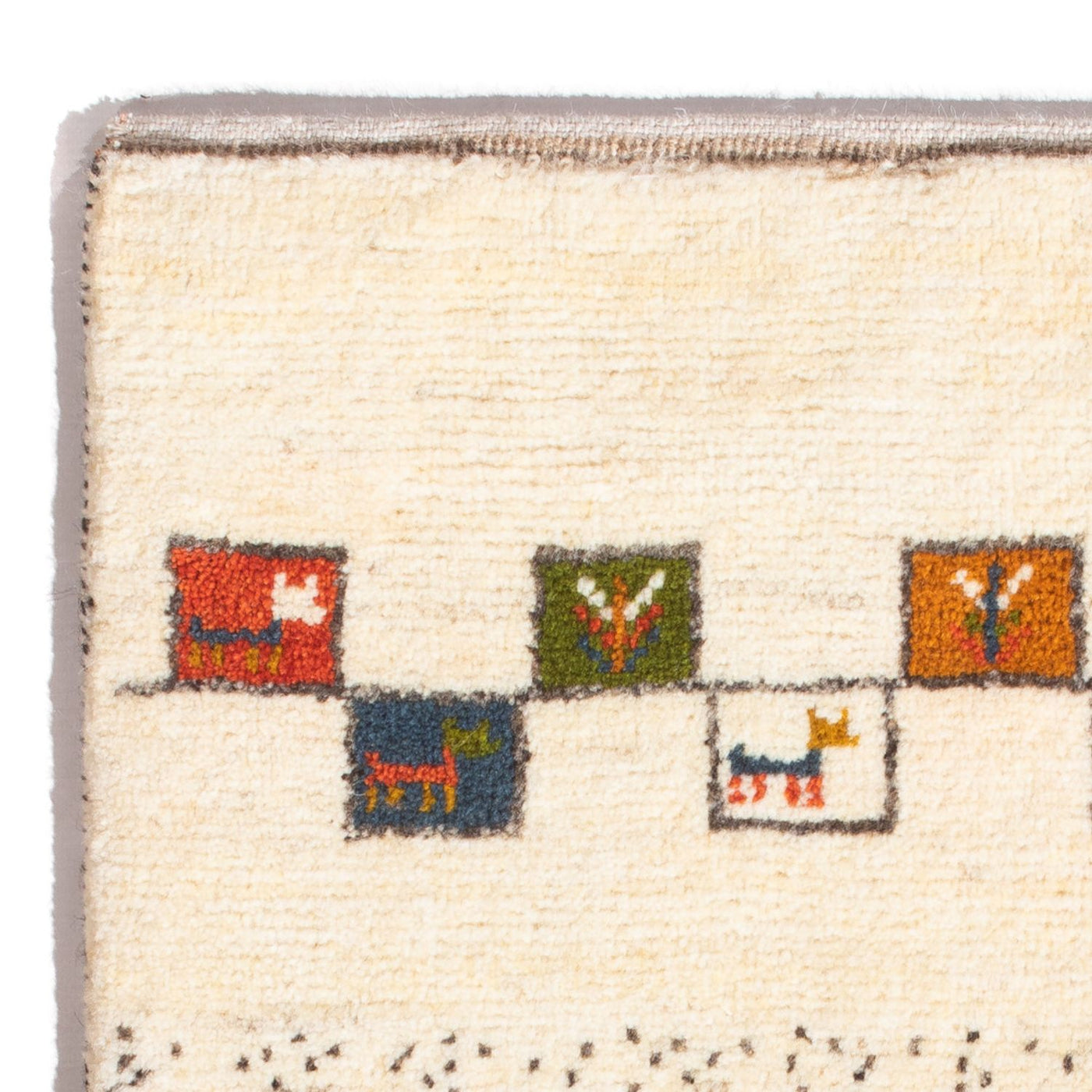 Perzische Gabbeh Tapijt 92x63cm - Perserteppich Wollteppich