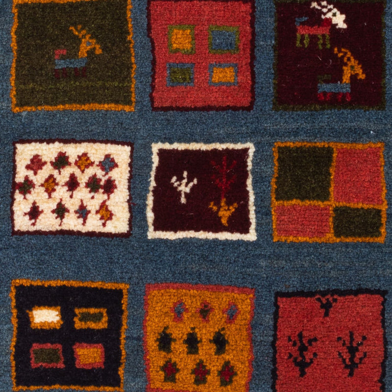 Gabbeh tapijt - Perzisch - 90 x 65 cm - veelkleurig