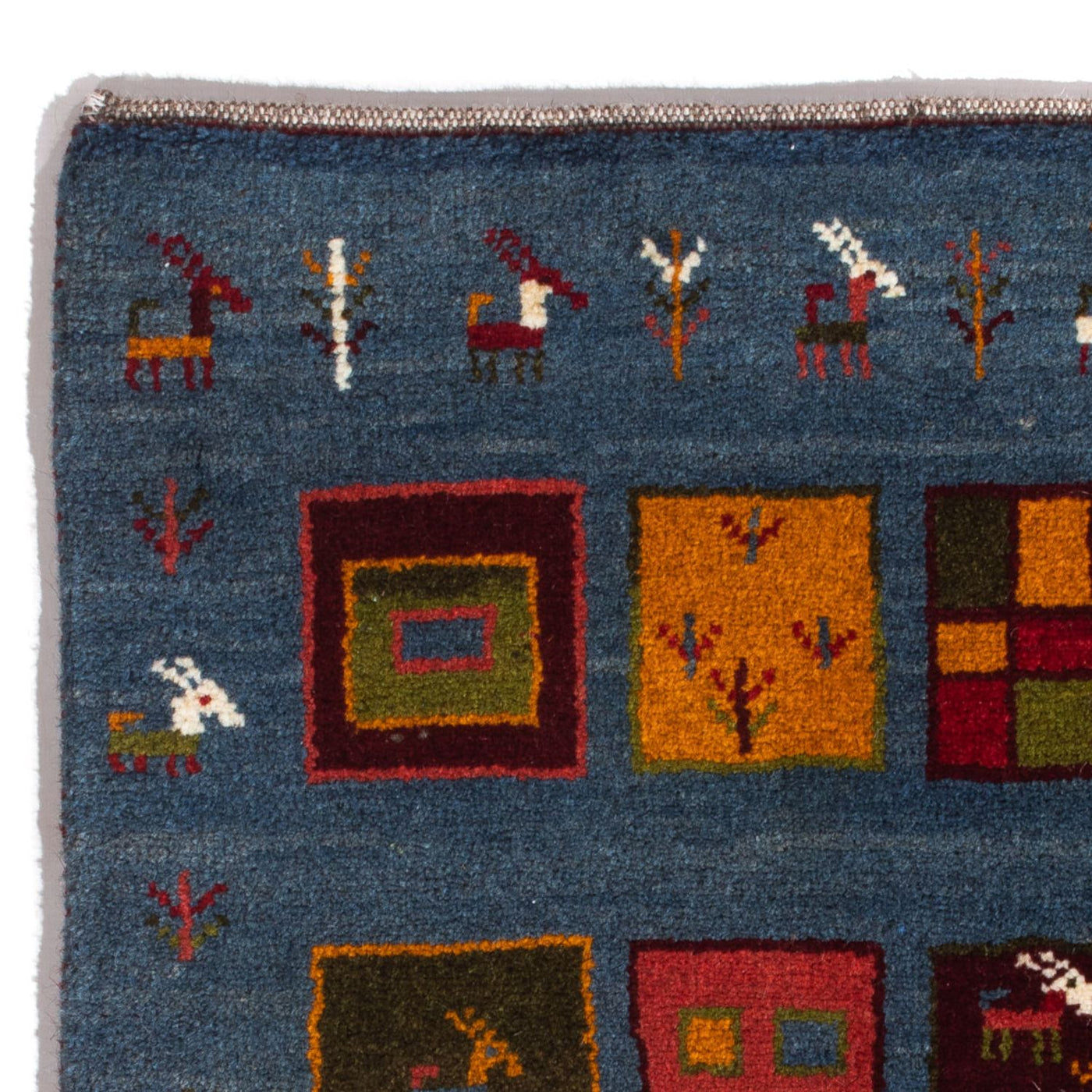 Perzische Gabbeh Tapijt 90x65cm - Perserteppich Wollteppich