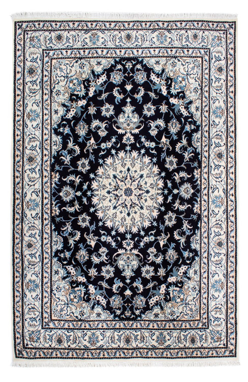 Perzisch tapijt - Nain - 239 x 166 cm - donkerblauw