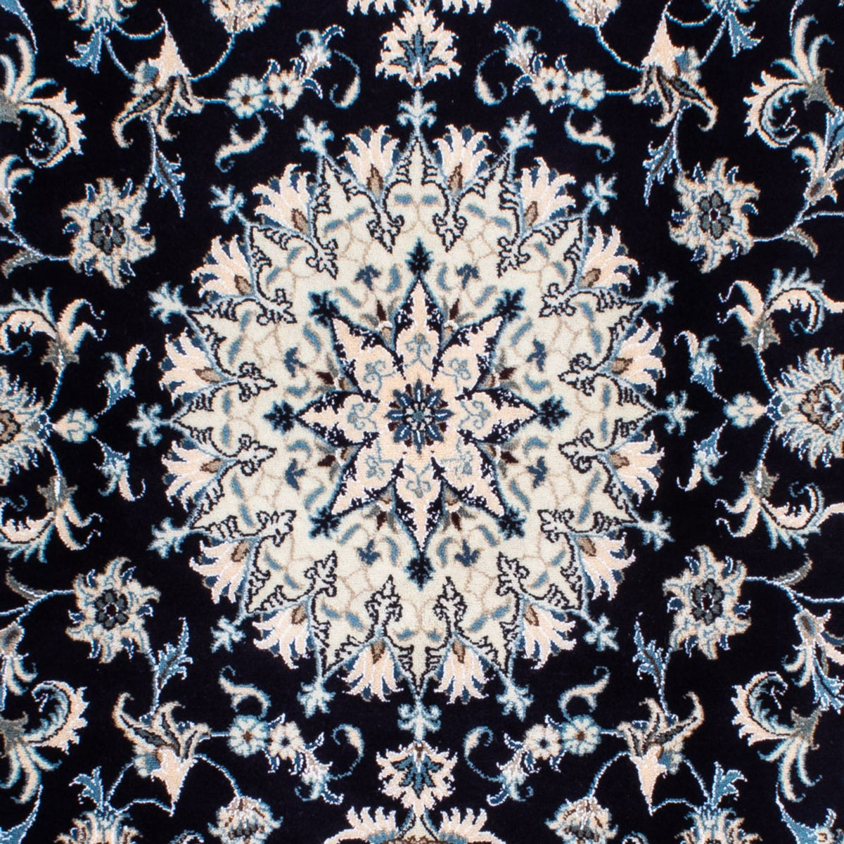 Perzisch tapijt - Nain - 239 x 166 cm - donkerblauw