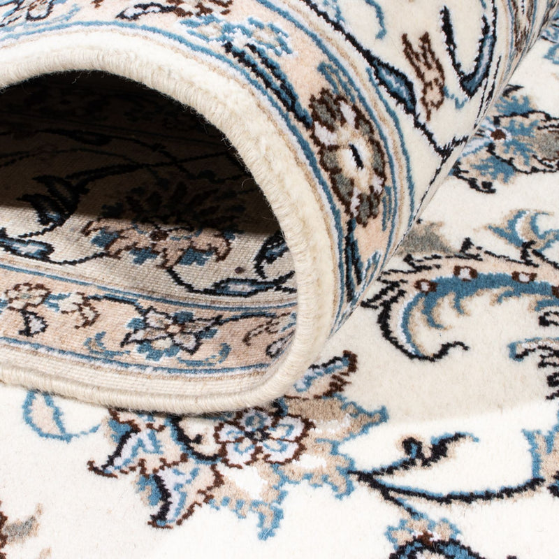 Perzisch tapijt - Nain - 243 x 166 cm - crème