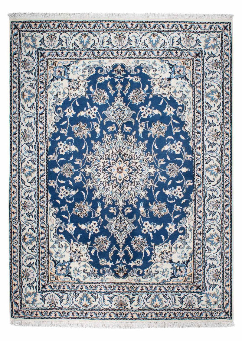 Perzisch tapijt - Nain - 200 x 145 cm - blauw