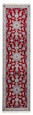 Loper Perzisch tapijt - Nain - 296 x 81 cm - rood