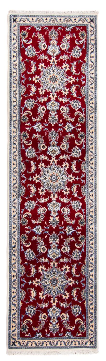 Loper Perzisch tapijt - Nain - 296 x 81 cm - rood