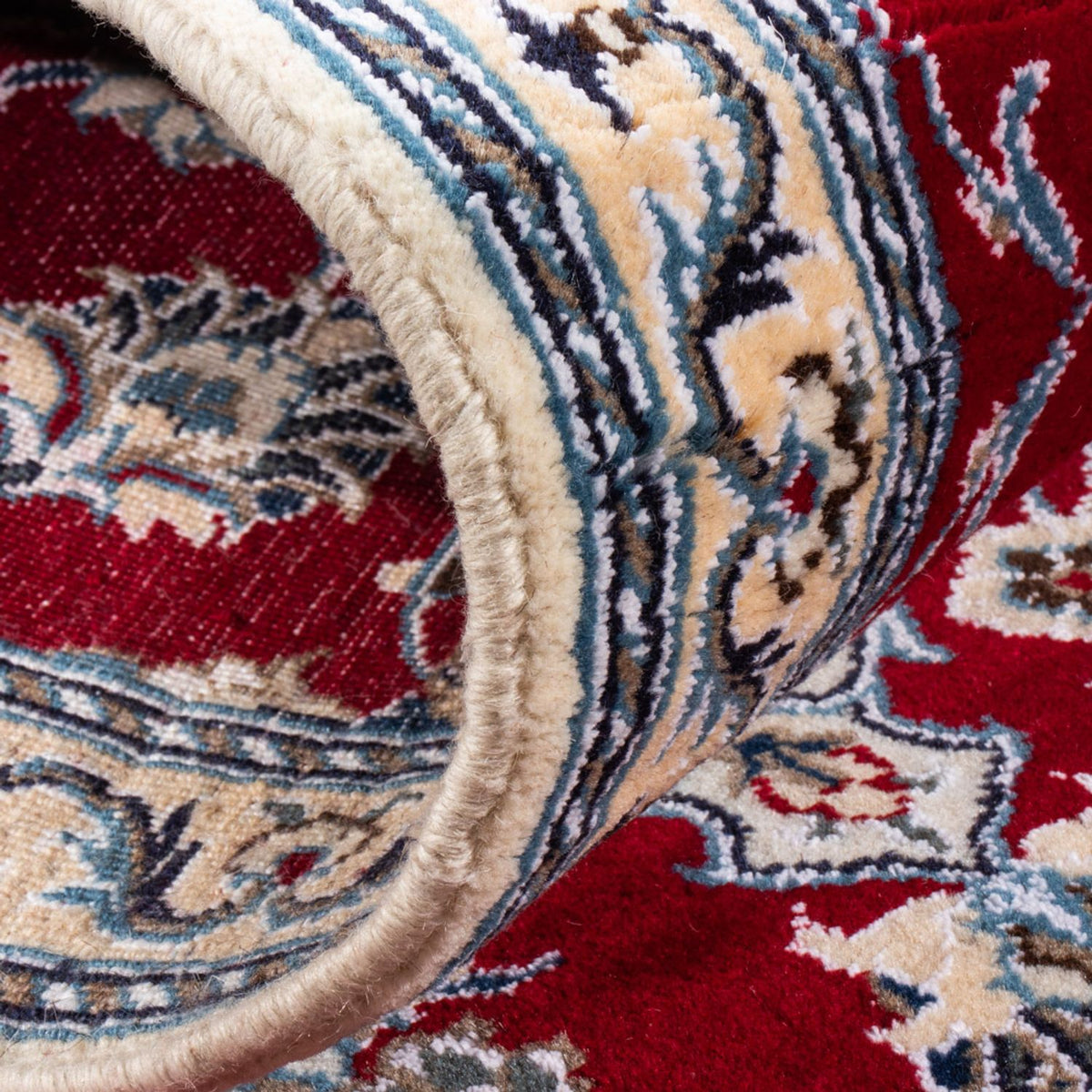 Loper Perzisch tapijt - Nain - 296 x 81 cm - rood