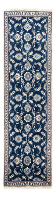 Loper Perzisch tapijt - Nain - 254 x 79 cm - donkerblauw