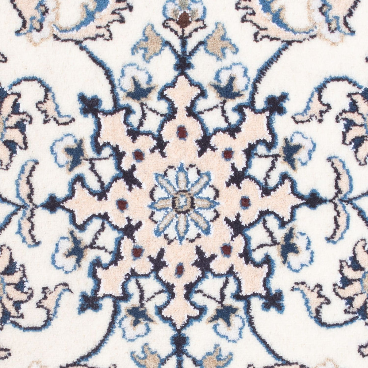 Perzisch tapijt - Nain - 90 x 60 cm - crème