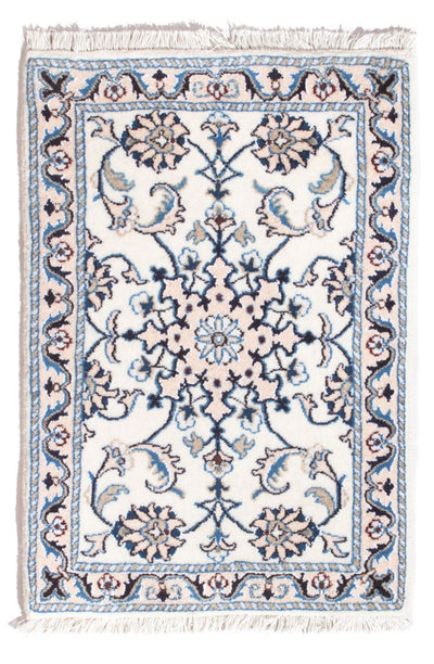 Nain - 12La Tapijt 60x90cm - Perzisch tapijt - crème