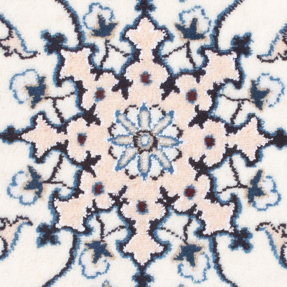 Perzisch tapijt - Nain - 90 x 60 cm - crème