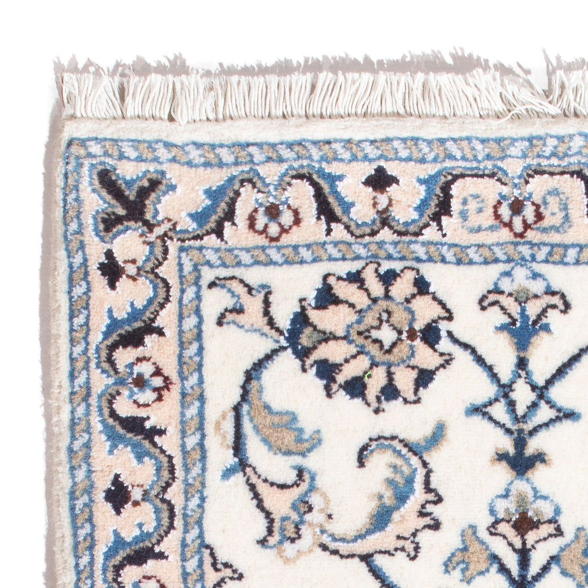 Perzisch tapijt - Nain - 90 x 60 cm - crème