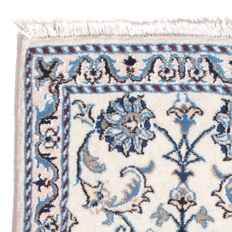 Perzisch tapijt - Nain - 90 x 60 cm - crème