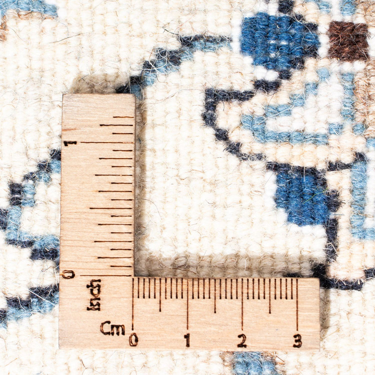 Perzisch tapijt - Nain - 90 x 60 cm - crème