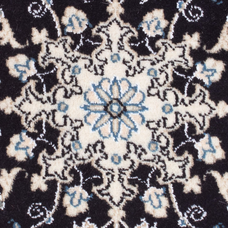 Perzisch tapijt - Nain - 90 x 60 cm - donkerblauw