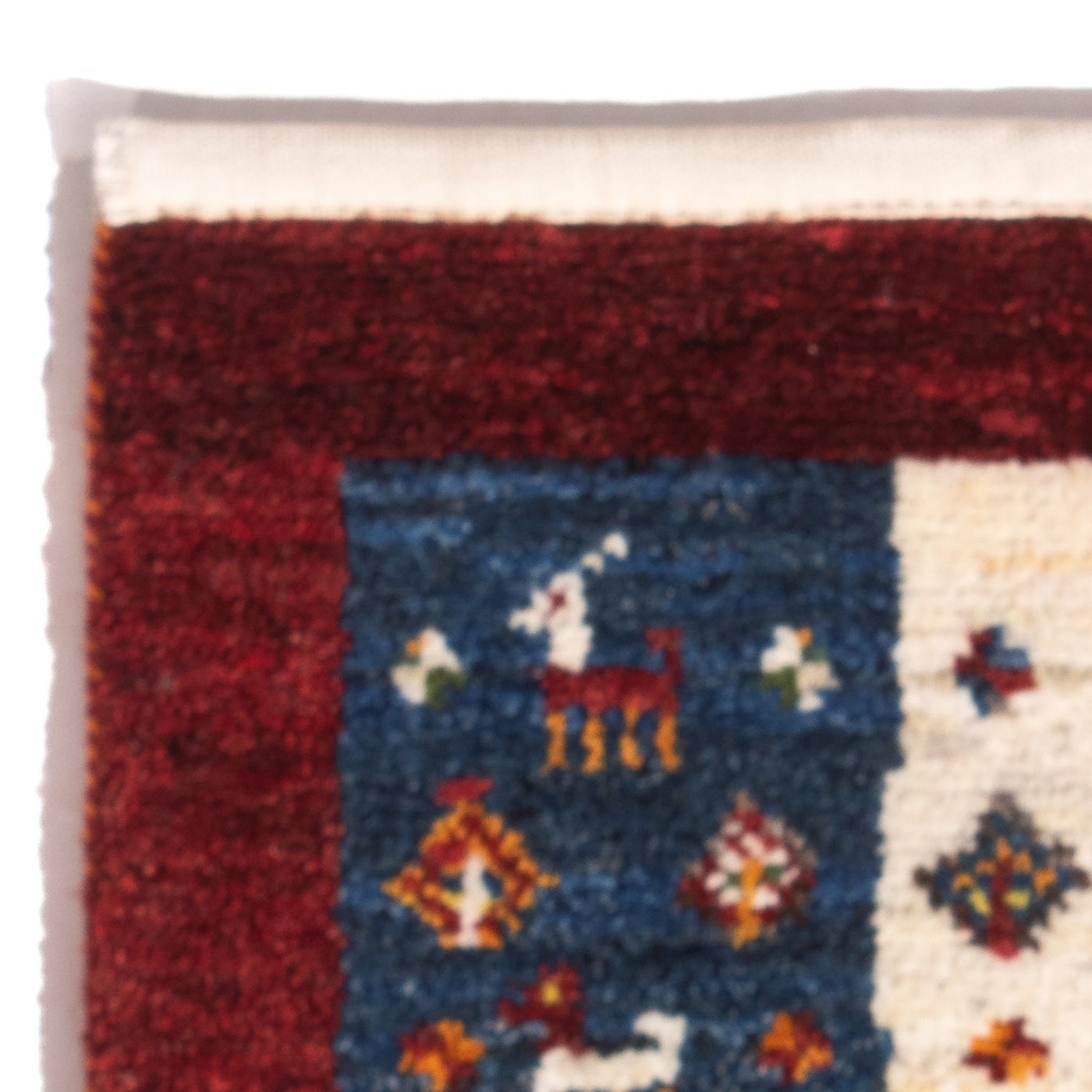 Perzische Gabbeh Tapijt 60x40cm - Perserteppich Wollteppich