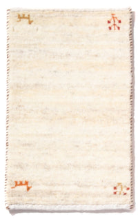 Gabbeh tapijt - Perzisch - 60 x 40 cm - crème