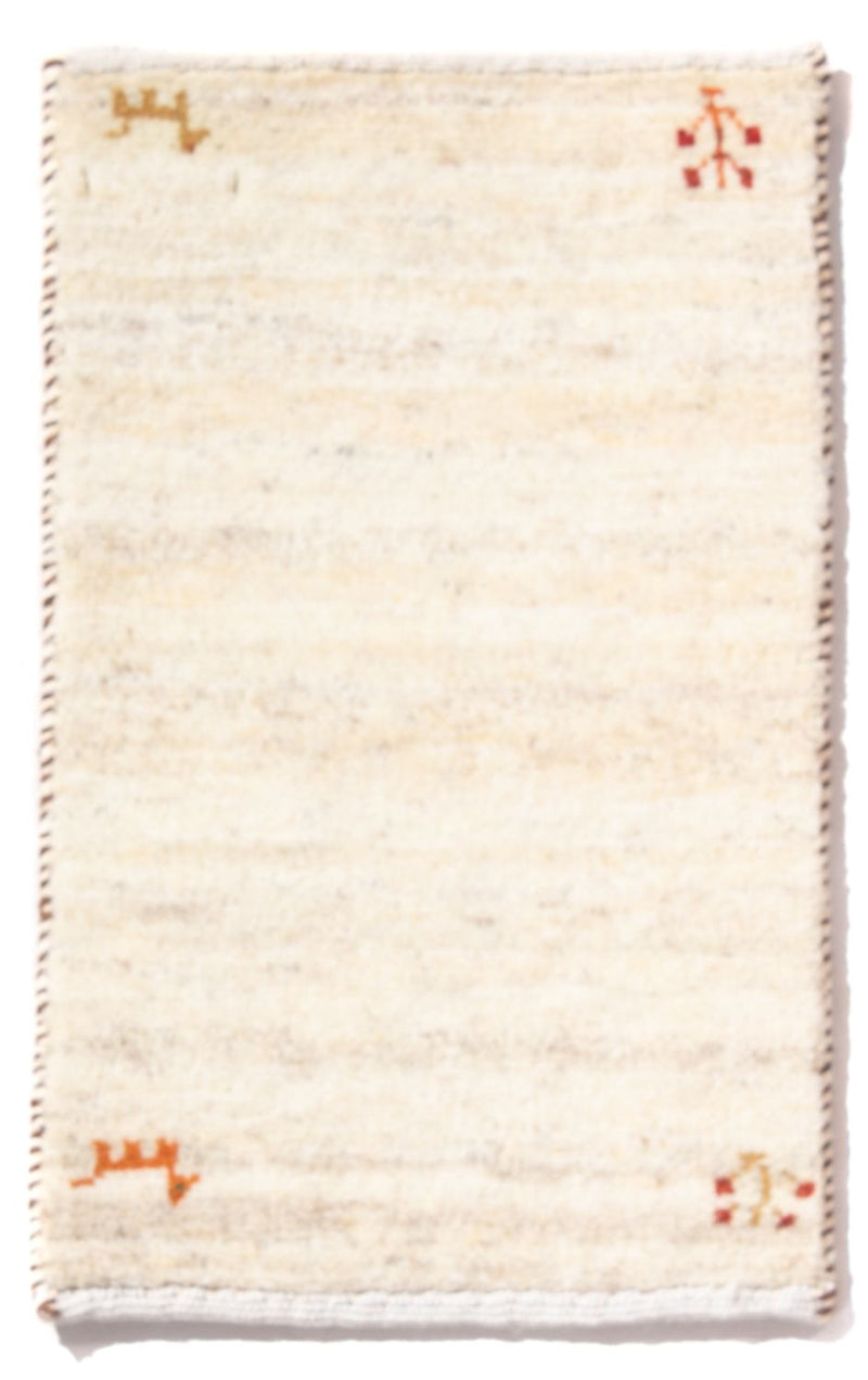 Gabbeh tapijt - Perzisch - 60 x 40 cm - crème