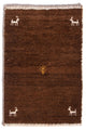 Perzische Gabbeh Tapijt 60x40cm - Perserteppich Wollteppich