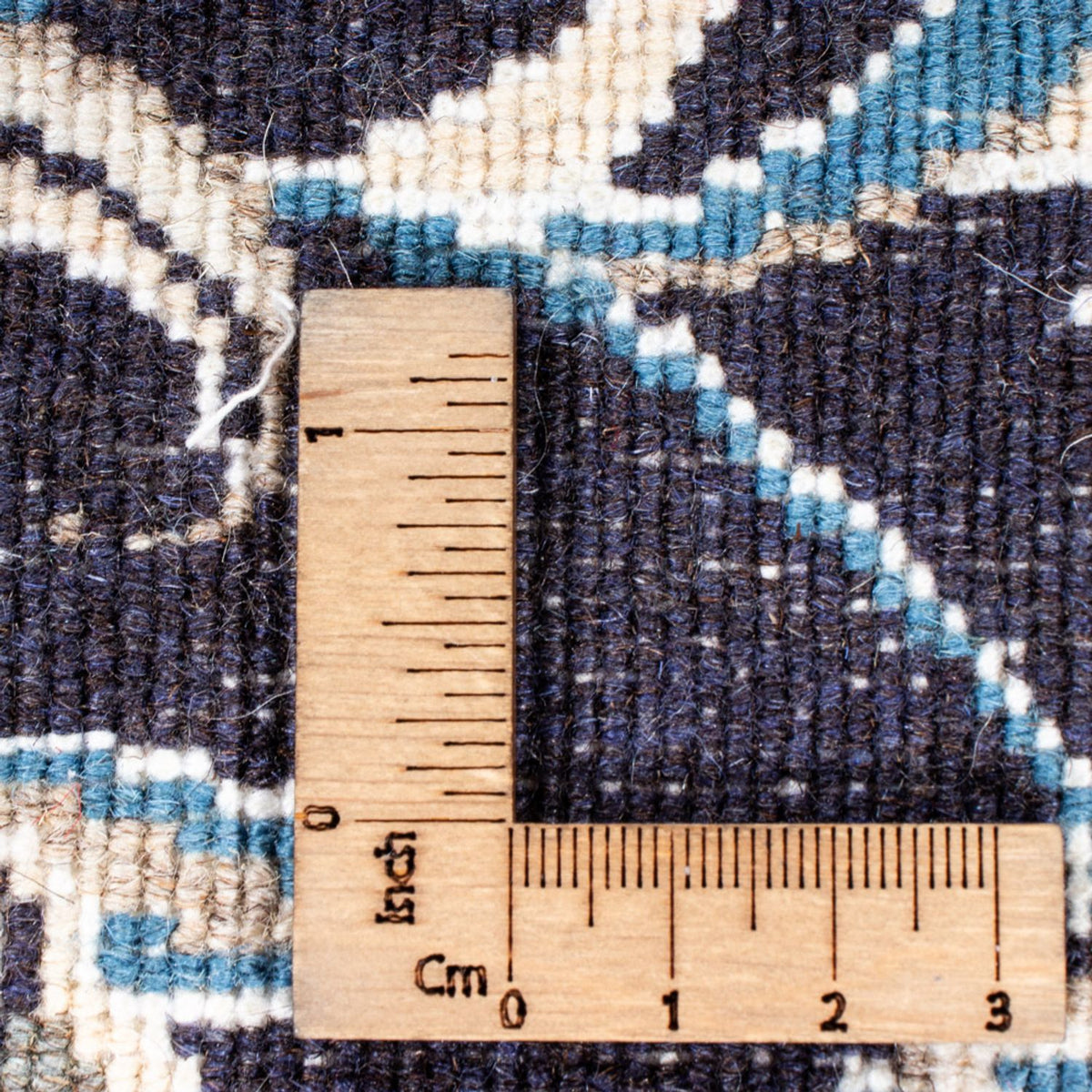 Loper Perzisch tapijt - Nain - 291 x 78 cm - donkerblauw