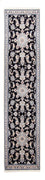 Loper Perzisch tapijt - Nain - 297 x 79 cm - donkerblauw