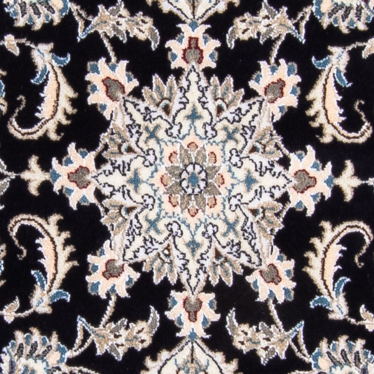 Loper Perzisch tapijt - Nain - 297 x 79 cm - donkerblauw