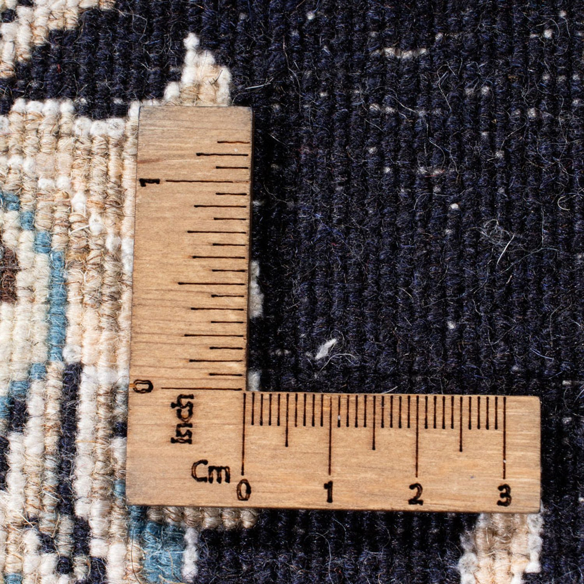 Loper Perzisch tapijt - Nain - 297 x 79 cm - donkerblauw