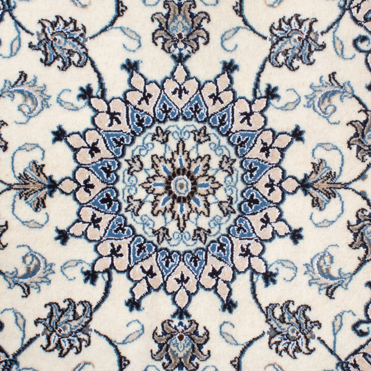 Perzisch tapijt - Nain - 139 x 88 cm - crème