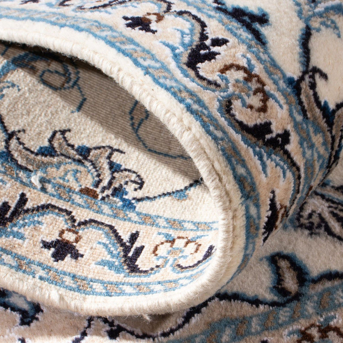 Perzisch tapijt - Nain - 139 x 88 cm - crème