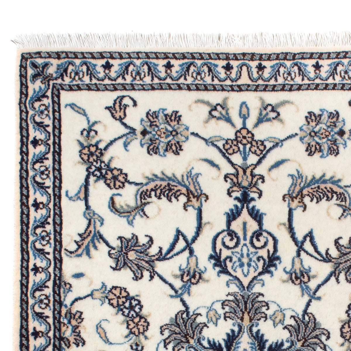 Perzisch tapijt - Nain - 139 x 88 cm - crème