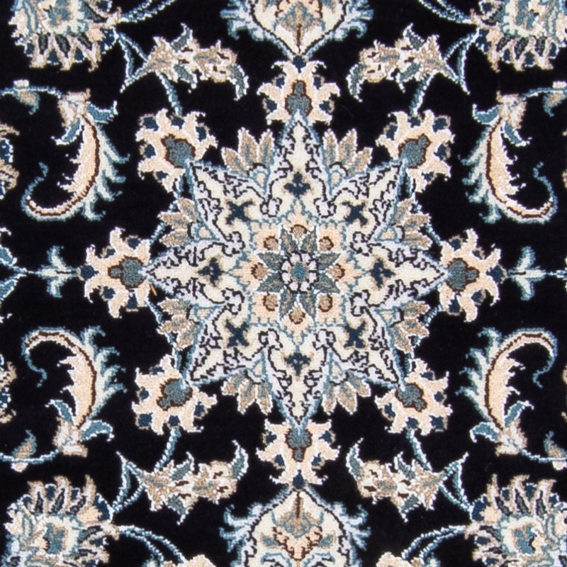 Loper Perzisch tapijt - Nain - 287 x 79 cm - donkerblauw