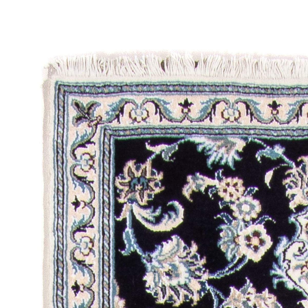 Loper Perzisch tapijt - Nain - 287 x 79 cm - donkerblauw