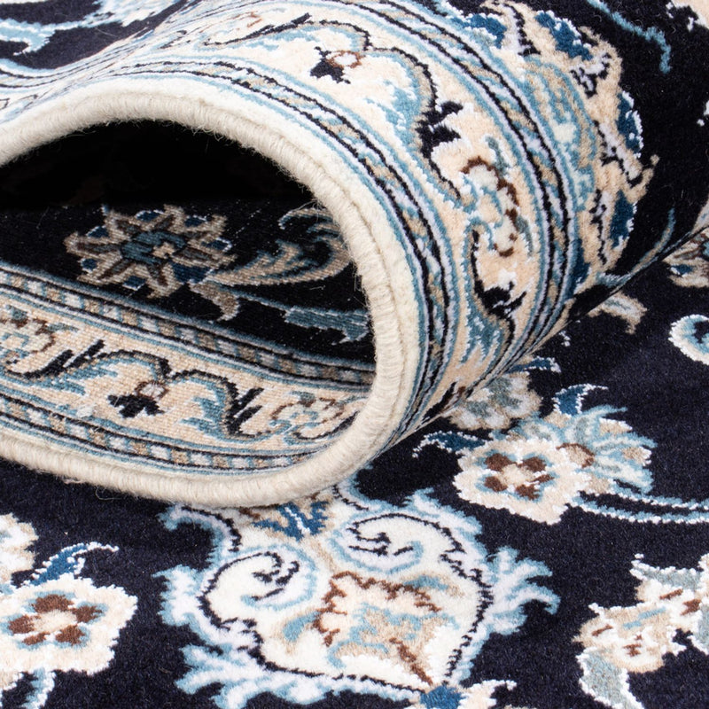 Loper Perzisch tapijt - Nain - 287 x 79 cm - donkerblauw