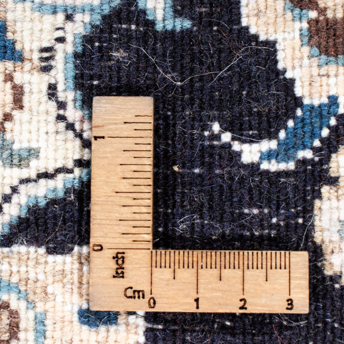 Loper Perzisch tapijt - Nain - 287 x 79 cm - donkerblauw