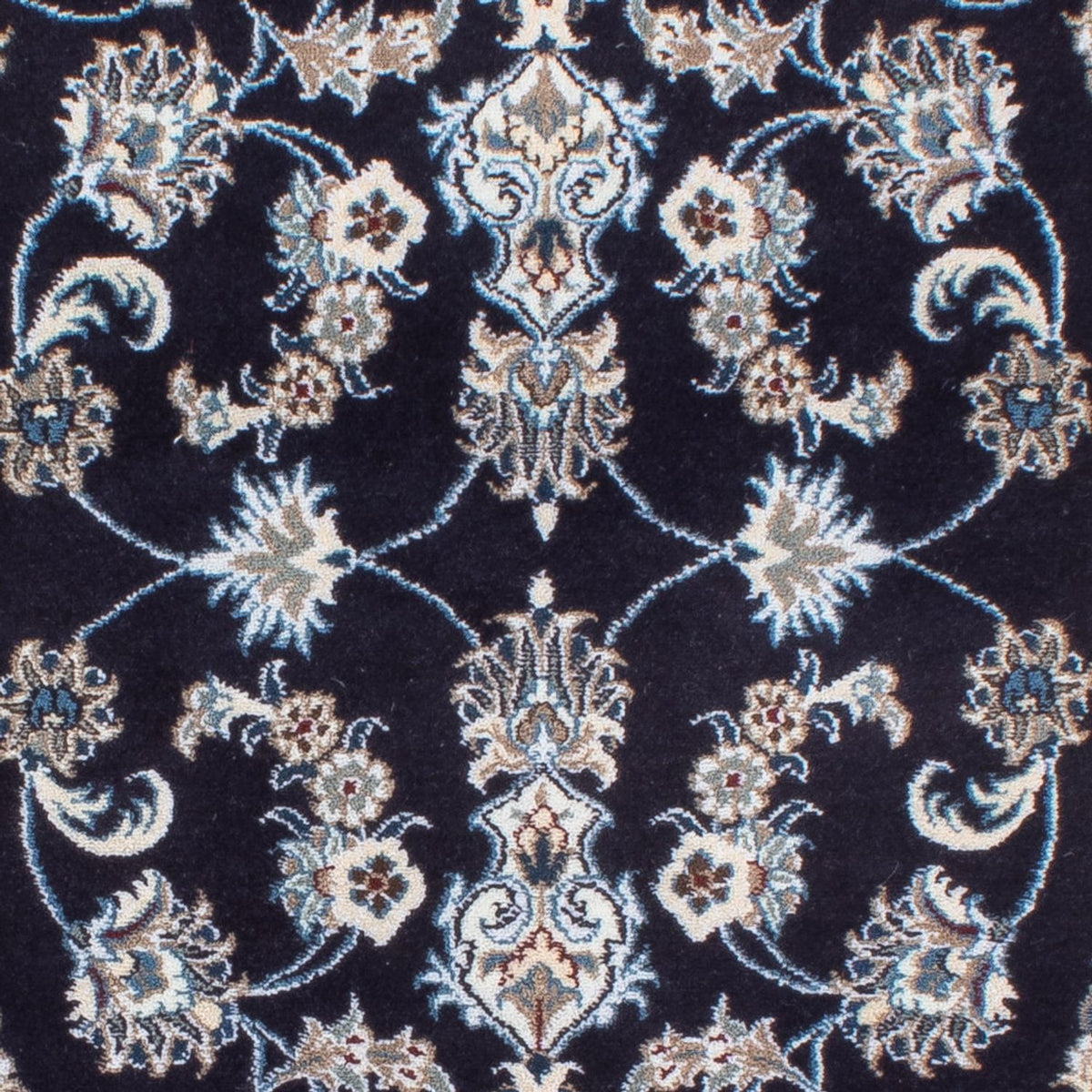 Loper Perzisch tapijt - Nain - 200 x 79 cm - donkerblauw