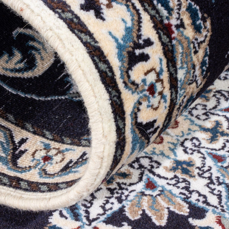 Loper Perzisch tapijt - Nain - 200 x 79 cm - donkerblauw