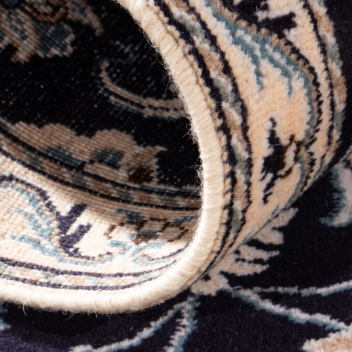 Perzisch tapijt - Nain - 143 x 69 cm - donkerblauw