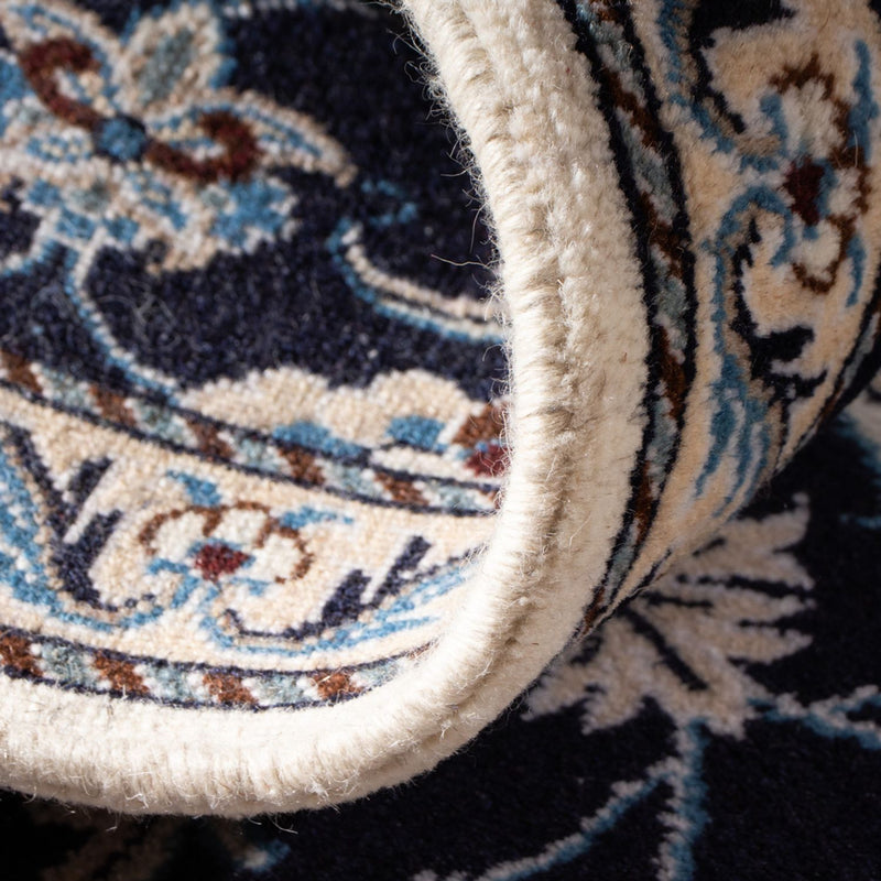 Perzisch tapijt - Nain - 140 x 68 cm - donkerblauw