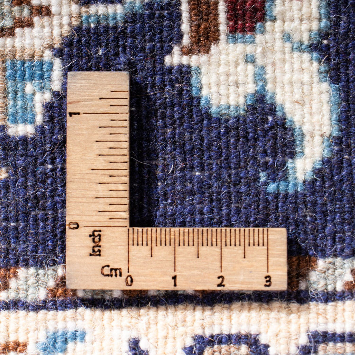 Perzisch tapijt - Nain - 140 x 68 cm - donkerblauw